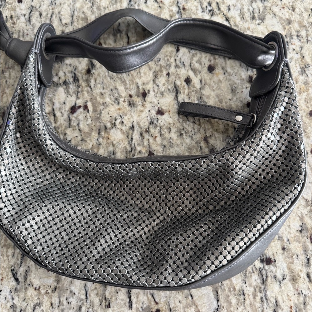Braciano Gray Mesh Women's Bag